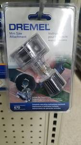lot 2109 image: Dremel 20 Piece Cleaning and Polishing Kit  Dremel Mini-Saw Attachment