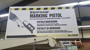 lot 2097 image: Inventory of Rust-Oleum Marking Spray paint and Marking Pistol
