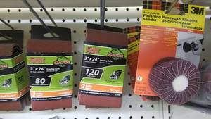 lot 2163 image: Inventory of GATOR 3 x 24 and 3 x 21 Belt Sander Sanding Belts