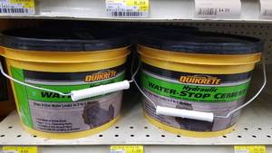 lot 2251 image: 4 gallons Quikcrete Hydraulic Cement Water Stop Cement