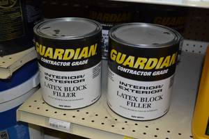 lot 2258 image: 4 gallons Guardian Indoor  Outdoor Latex Block Filler