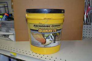 lot 2260 image: 20 lb. Pail Quikcrete Anchoring Cement
