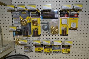 lot 2294 image: Large Lot of Gromet  Tarp repair Parts and Snaps