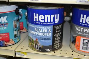 lot 2288 image: 3 Gallons Henry Asphalt Emulsion Sealer and Dampproofer
