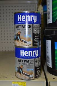 lot 2269 image: (7) 30oz Henry Wet Patch Roof   Leak Repair
