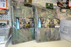 lot 2297 image: (2) Camoflauge 12 x 16 Tarps