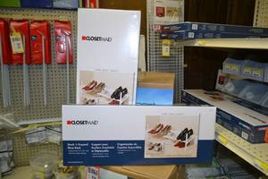 lot 2305 image: (2) ClosetMaid Stack and Expand Shoe Rack