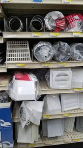 lot 2225 image: Large Inventory of 3 and 4 Dryer Vents and Ducting