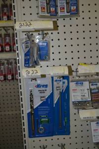 lot 2122 image: Lot of Kreg Drill Bits and Stops