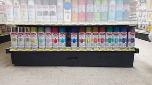 lot 824 image: Shelf of Assorted Krylon Spray Paint