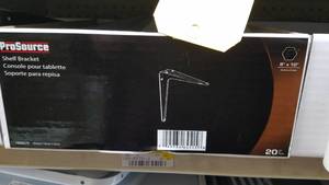 lot 864 image: (40) Grey Shelf Brackets 8 x 10