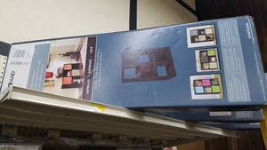 lot 909 image: Closetmaid Stackable 6-Cube Organizer Shelf - Expresso