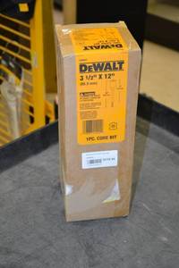 lot 501 image: DeWalt 3-12 x 12 Core bit