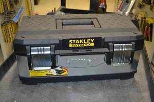 lot 505 image: Stanley FAT MAX Steel and Plastic Portable Tool Box