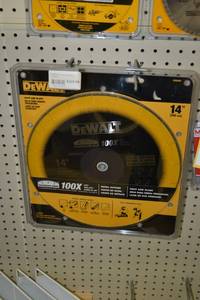 lot 550 image: DeWalt 14 Metal Cutting Saw Blade - Diamond Edge