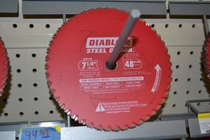 lot 595 image: (3) DIABLO Steel Demon 7-14 Blade for Non-Ferrous Metals