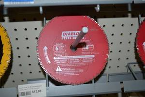 lot 598 image: (3) DIABLO Steel Demon 6-12 Ferrous Metal Cutting Blades