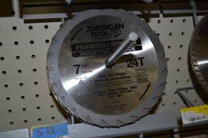 lot 597 image: (11) Assorted 7-14 Framing Cutting Saw Blades