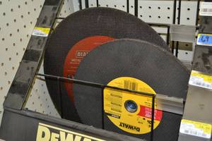 lot 616 image: (4) Metal Cutting Discs 12 and 14