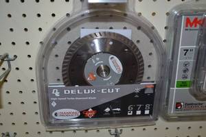 lot 632 image: (2) Diamond Products 6 Delux-Cut Turbo Diamond Blades - Concrete Dry Cutting