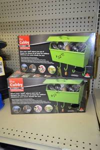 lot 688 image: (2) the Cubby Black Storage and Hanging Boxes