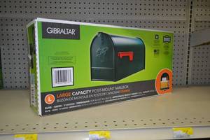 lot 683 image: Gibraltar Steel Pole Mail Box