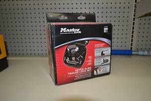 lot 694 image: Master Lock Trailer Lock Kit