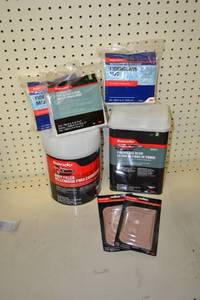 lot 704 image: 7# Bondo Body Filler Kit, Bondo Fiberglass Resin 118oz and More