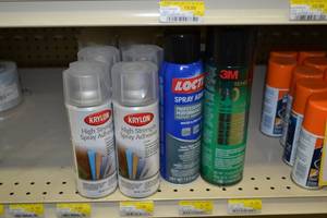 lot 798 image: (11) Cans Krylon, 3M and Loctite High Strength Spray Adhesive