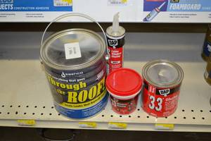 lot 764 image: Sashco Roof Leak Sealant, Window Glazing and More