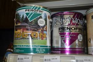 lot 1722 image: 1 Gallon Penofin Wood Finish, Aspen, 1 Gallon Penofin Knotwood Cedar Composite Decking Colorant & Stain Resister