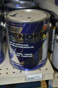 lot 1737 image: (4) 1 Gallon Penofin Penetrating Oil Finish  Exterior, Transparent Redwood