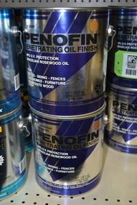 lot 1738 image: (3) 1 Gallon Penofin Penetrating Oil Finish  Exterior, Transparent Redwood and 1 Gallon Penofin Penetrating Oil Finish  Exterior, Cedar