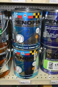 lot 1739 image: (4) 1 Gallon Penofin Marine Oil Wood Finish