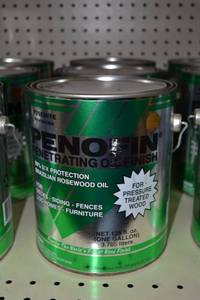 lot 1745 image: (3) 1 Gallon Penofin Penetrating Oil Finish for Pressure Treated Wood, Yosemite Rich Brown