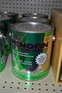 lot 1746 image: (3) 1 Gallon Penofin Penetrating Oil Finish for Pressure Treated Wood, Rainier Golden Brown