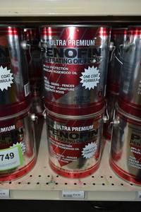 lot 1751 image: (3) 1 Gallon Penofin Penetrating Oil Finish, Ultra Premium - Transparent Redwood