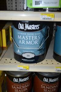 lot 1778 image: 1 Gallon Old Masters Interior Water-Based Armor, Satin