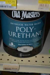 lot 1780 image: 1 Gallon Old Masters Interior Water-Based Polyurethane, Gloss