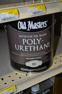 lot 1783 image: 1 Gallon Old Masters Interior Oil-Based Polyurethane, Gloss