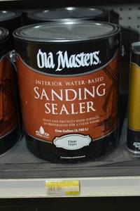 lot 1784 image: (2) 1 Gallon Old Masters Interior Water-Based Sanding Sealer, Clear