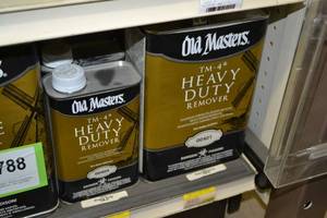 lot 1789 image: (5) 1 Quart Old Masters TM-4 Heavy Duty Remover (1) 1 Gallon Old Masters TM-4 Heavy Duty Remover