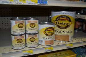lot 1804 image: Cabot Penetrating Wood Stain Lot, Natural Color