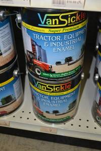 lot 1832 image: (3) 1 Gallon VanSickle Tractor, Equipment, & Industrial Enamel