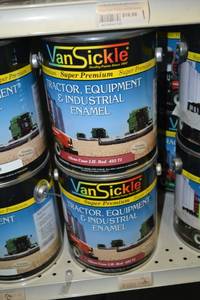 lot 1834 image: (2) 1 Gallon VanSickle Tractor, Equipment, & Industrial Enamel
