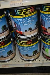 lot 1835 image: (2) 1 Gallon VanSickle Tractor, Equipment, & Industrial Enamel