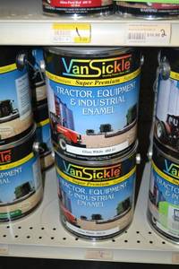 lot 1836 image: (3) 1 Gallon VanSickle Tractor, Equipment, & Industrial Enamel