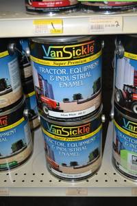 lot 1837 image: (3) 1 Gallon VanSickle Tractor, Equipment, & Industrial Enamel