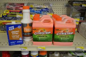 lot 1847 image: (6) CitriStrip Stripping Gel, Japan Drier (1 pt.), Floetrol (1 qt.)