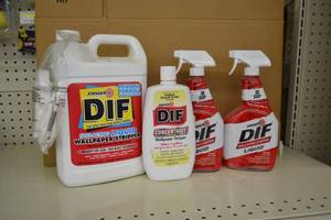 lot 1886 image: Zinsser DIF Wallpaper Stripper - 4 bottles